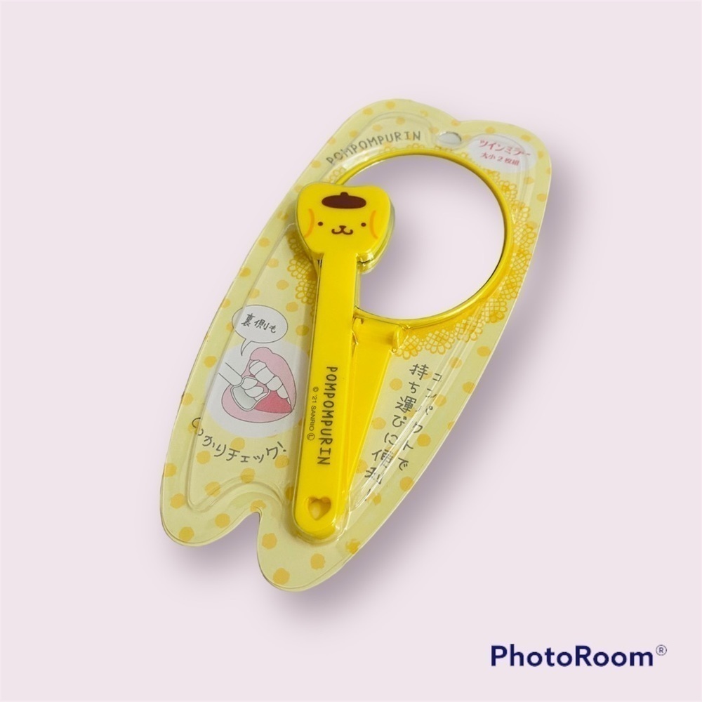 Bnip Sanrio Pompom Purin Mirror Set